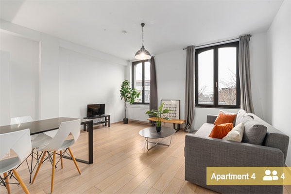 Liège Stay – Worker Apartments in Liège - Easy work stay - Building