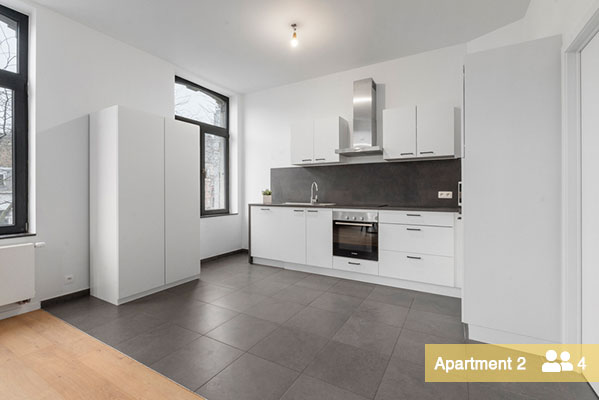 Liège Stay – Worker Apartments in Liège - Easy work stay - Building
