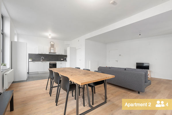 Liège Stay – Worker Apartments in Liège - Easy work stay - Building
