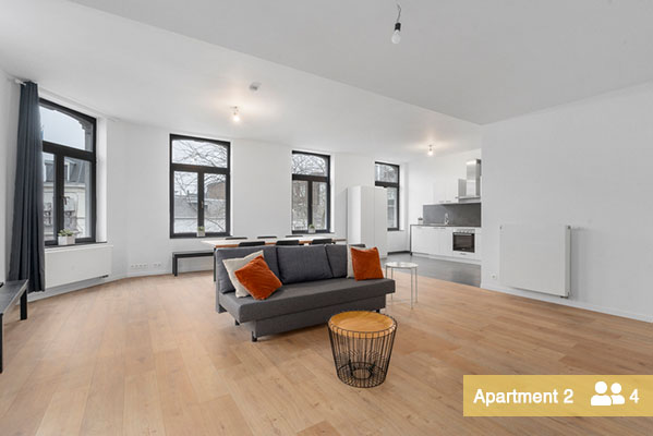 Liège Stay – Worker Apartments in Liège - Easy work stay - Building